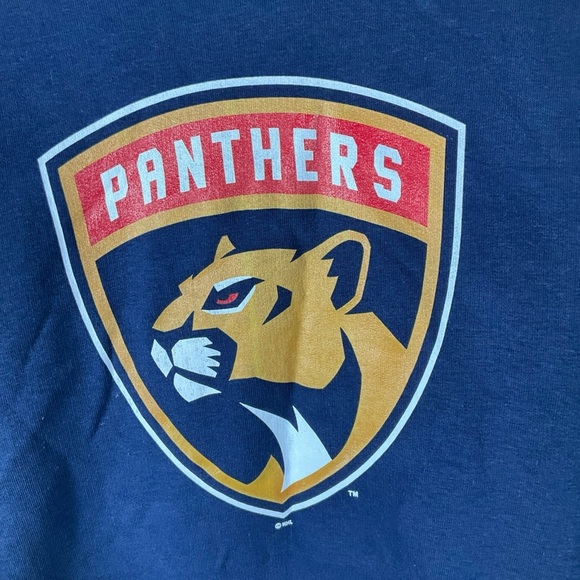 Florida Panthers  Fanatics Youth XL Blue Hoodie Drawstring NHL New Without Tags - Picture 2 of 10